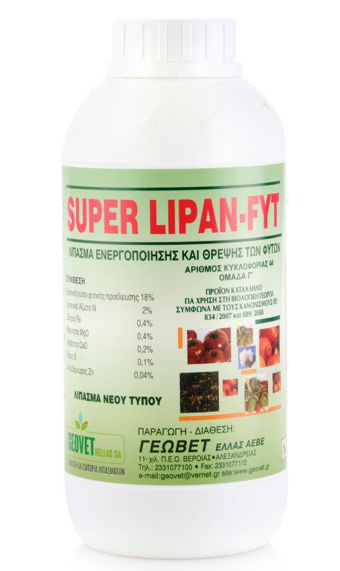 Βιολογικό λίπασμα SUPER LIPAN-FYT 1 Lt