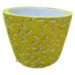 ΚΑΣΠΩ FUNKY ΚΙΤΡΙΝΟ-ΛΕΥΚΟ