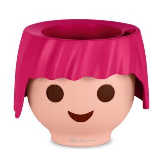 Lechuza Playmobil Ojo Γλάστρα Αυτοποτιζόμενη Ruby Pink 21x15.8cm