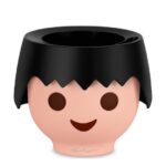 lechuza Playmobil ojo Γλάστρα Αυτοποτιζόμενη Raven Black 21x15.8cm