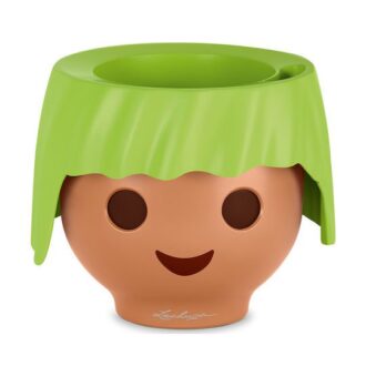 Lechuza Playmobil Ojo Γλάστρα Αυτοποτιζόμενη Apple Green 21x15.8cm